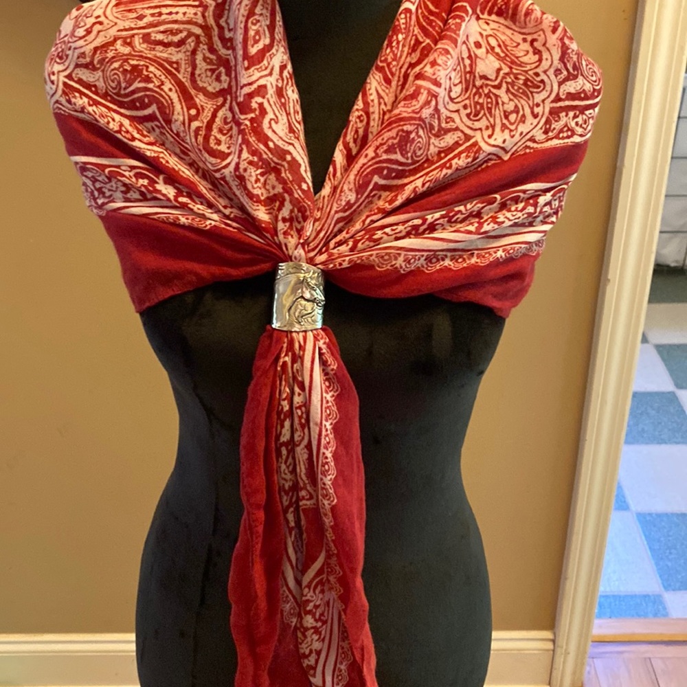 Bandanna oversized scarf